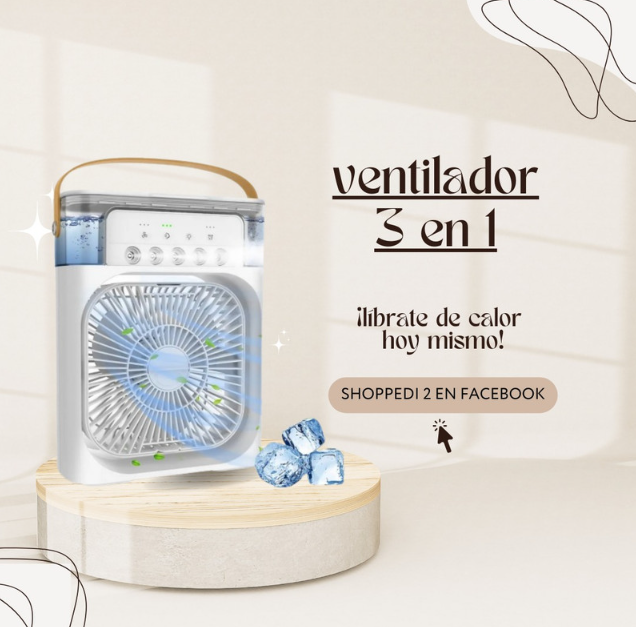 VENTILADOR DE AIRE ACONDICIONADO PORTÁTIL PREMIUM