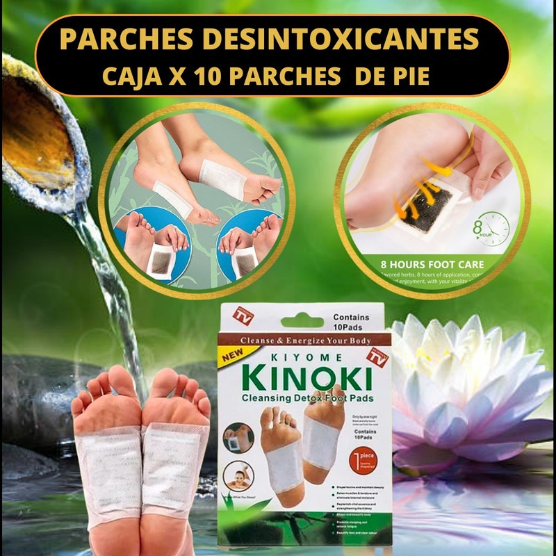 PARCHE KINOKI PREMIUM ORIGINAL X 5 PARES CAJA RC